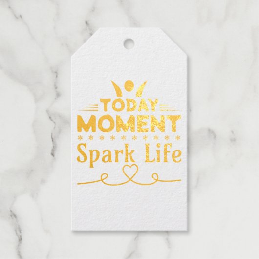今日の瞬間、Spark Life ギフトタグ (正面)