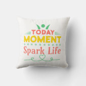今日の瞬間、Spark Life クッション (裏面)