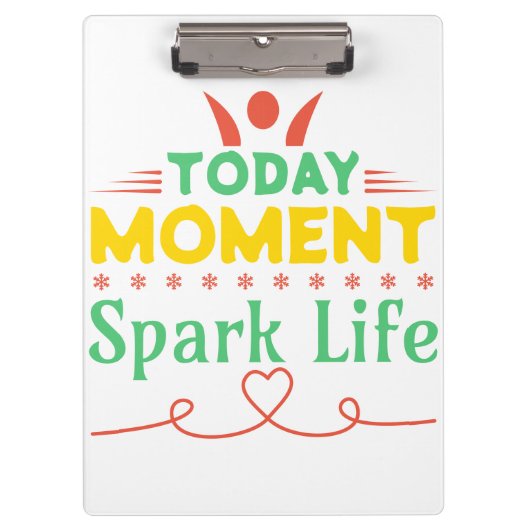 今日の瞬間、Spark Life クリップボード (正面)