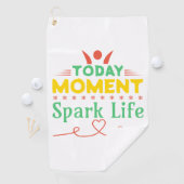 今日の瞬間、Spark Life ゴルフタオル (インサイチュ)