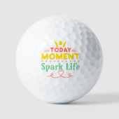 今日の瞬間、Spark Life ゴルフボール (正面)