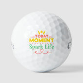今日の瞬間、Spark Life ゴルフボール (正面)