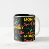 今日の瞬間、Spark Life ツートーンマグカップ (正面右)