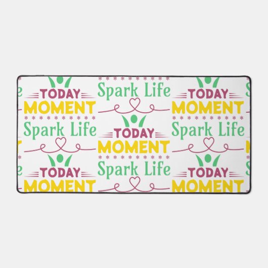 今日の瞬間、Spark Life デスクマット (正面)