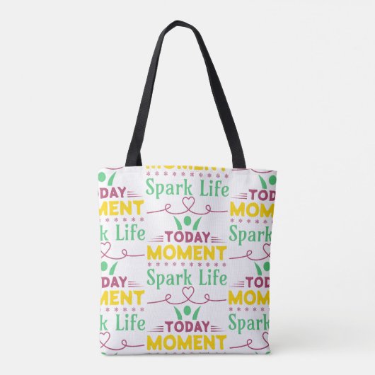 今日の瞬間、Spark Life トートバッグ (裏面)