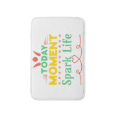 今日の瞬間、Spark Life バスマット (正面縦)