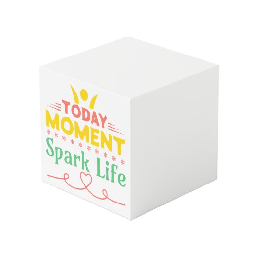今日の瞬間、Spark Life フォトキューブ (正面アングル)