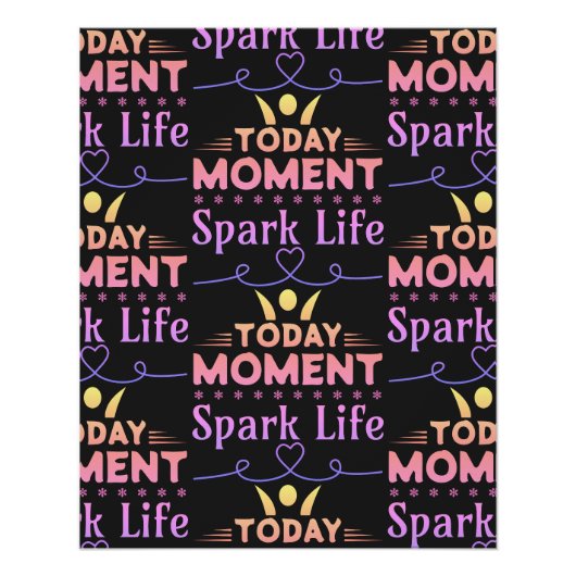 今日の瞬間、Spark Life ポスター (正面)