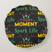 今日の瞬間、Spark Life ラウンドクッション (裏面)