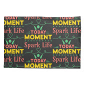 今日の瞬間、Spark Life 枕カバー (裏面)