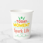 今日の瞬間、Spark Life 紙コップ (裏面)