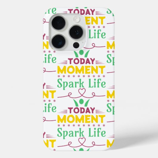 今日の瞬間、Spark Life Case-Mate iPhoneケース (裏面)