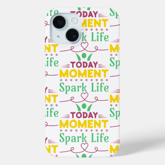 今日の瞬間、Spark Life Case-Mate iPhoneケース (裏面)