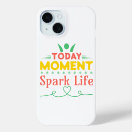 今日の瞬間、Spark Life iPhone 15ケース
