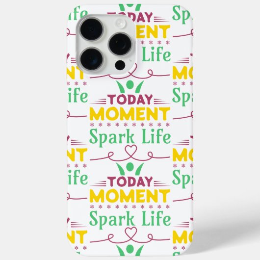 今日の瞬間、Spark Life Case-Mate iPhoneケース (裏面)