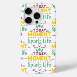 今日の瞬間、Spark Life iPhone 15 Proケース