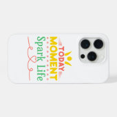今日の瞬間、Spark Life iPhoneケース (裏面横)