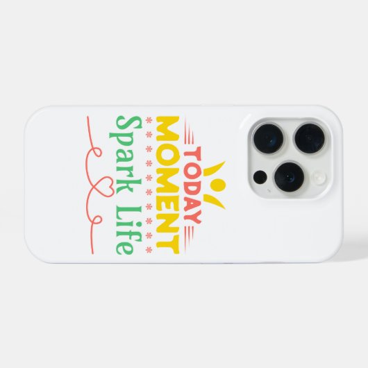 今日の瞬間、Spark Life iPhoneケース (裏面横)