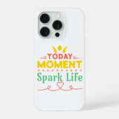 今日の瞬間、Spark Life iPhoneケース (裏面)