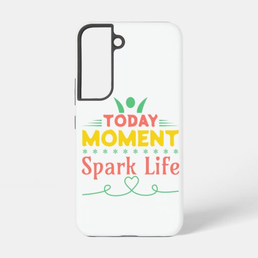 今日の瞬間、Spark Life Samsung Galaxyケース (裏面)
