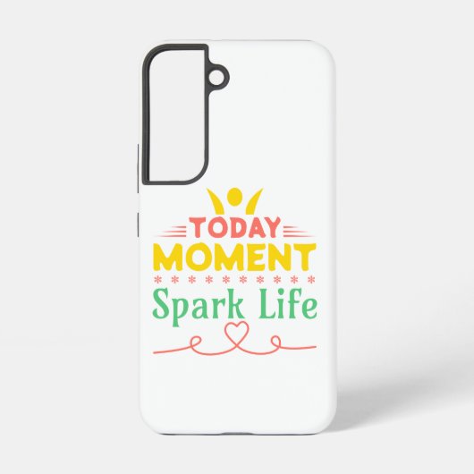 今日の瞬間、Spark Life Samsung Galaxyケース (裏面)