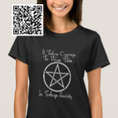 今日の社会で勇気を出す Tシャツ