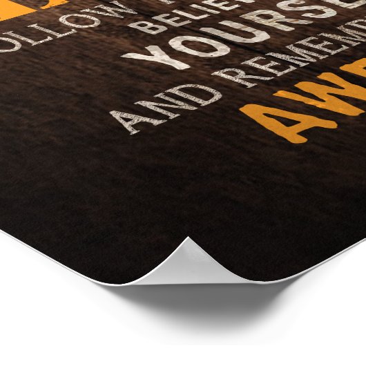 今日の社業は良い日だやる気を起こさせる ポスター (角)