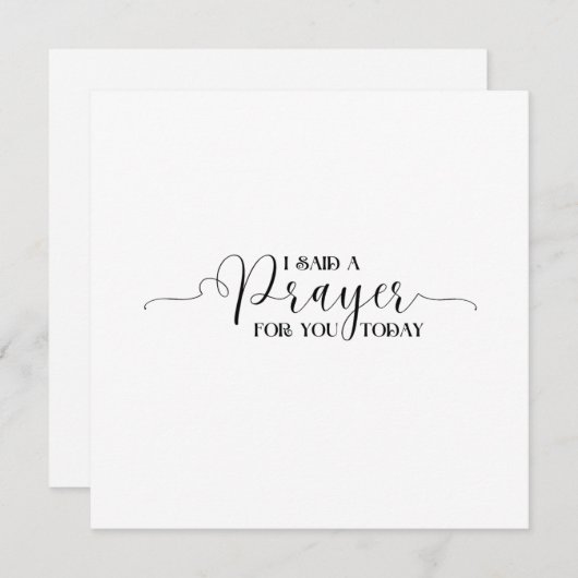 今日の祈りの言葉って言ったのに (正面/裏面)