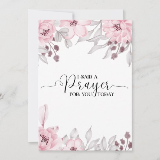 今日の祈りの言葉って言ったのに サンキューカード (正面)