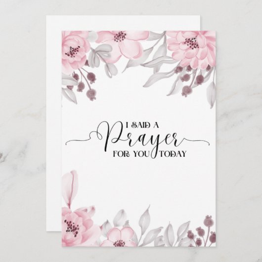 今日の祈りの言葉って言ったのに サンキューカード (正面/裏面)