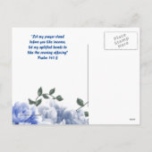 今日の祈りの言葉聖なる書物、 経典フェイクグリッターはがき シーズンポストカード (裏面)