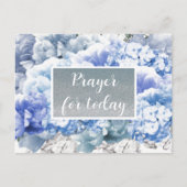 今日の祈りの言葉聖なる書物、 経典フェイクグリッターはがき シーズンポストカード (正面)