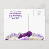 今日の祈りの言葉聖なる書物、 経典フェイクグリッターはがき シーズンポストカード (裏面)