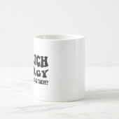 今日の私たちの行動は?エネルギーが合う コーヒーマグカップ (中央)