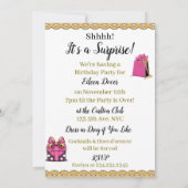 今日の私たち祝の誕生日 | ドラッグ女王 招待状 (裏面)