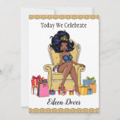 今日の私たち祝の誕生日 | ドラッグ女王 招待状 (正面)