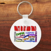 今日の私の考えは…...キャンプ キーホルダー (正面)