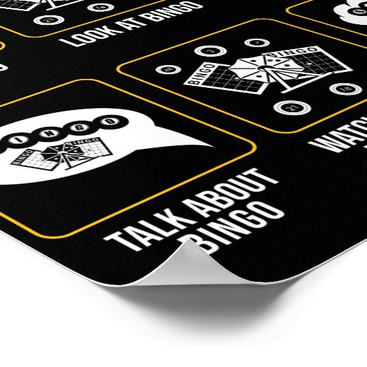 今日の私の計画ラッキーおもしろい賭博 ポスター (角)