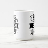 今日の私は喜びを選択感動的- Coffee Mug Desi コーヒーマグカップ (中央)