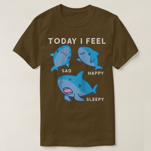 今日の私感じはおもしろいホーク恋人のギフト Tシャツ (デザイン正面)