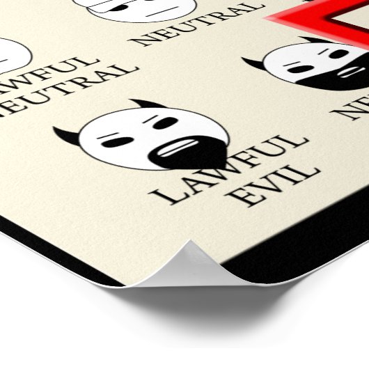 今日の私感じは混沌とした悪 ポスター (角)