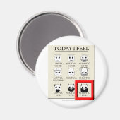 今日の私感じは混沌とした悪 マグネット (正面/裏面)