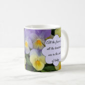 今日の種は明日の花 Quote コーヒーマグカップ (正面右)