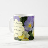 今日の種は明日の花 Quote コーヒーマグカップ (正面左)