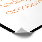 今日の素晴らしい引用文 ポスター (角)