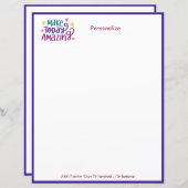 今日の素晴らしい感動的引用文のパーソナライズ (正面/裏面)