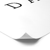 今日の素晴らしい自己に作る視力テストノート ポスター (角)