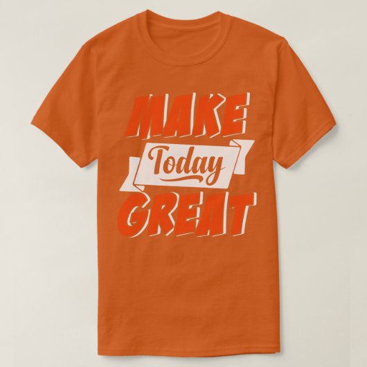 今日の素晴らし作成1 Tシャツ (デザイン正面)