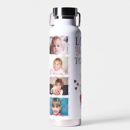 今日の自分を愛する8写真フローラ ウォーターボトル (正面)