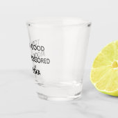 今日の良いムードはVodkaがスポンサー ショットグラス (右)